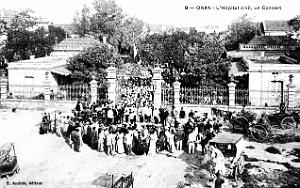 885- Oran - Hopital civil - Un concert